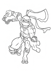 Páginas para colorir das Tartarugas Ninjas – Página de colorir 18
