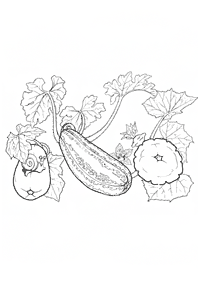 Desenhos de vegetais para colorir – Página de colorir 60