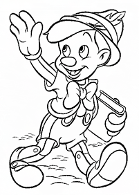 Раскраски с Пиноккио - страница 1