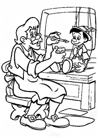 Раскраски с Пиноккио - страница 10