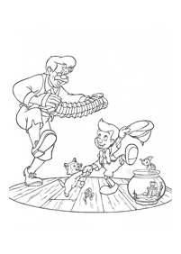 Раскраски с Пиноккио - страница 2