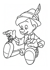 Раскраски с Пиноккио - страница 3