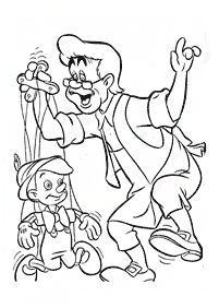 Раскраски с Пиноккио - страница 4