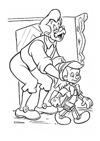 Раскраски с Пиноккио - страница 8