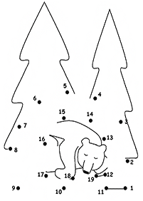 dot-to-dot easy - worksheet 12