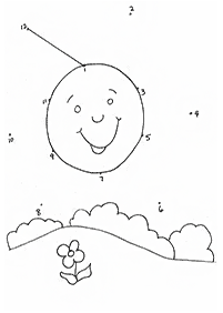 dot-to-dot easy - worksheet 14