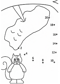 dot-to-dot easy - worksheet 21