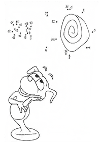 dot-to-dot easy - worksheet 41