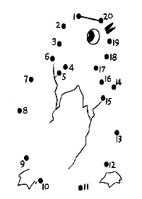 dot-to-dot easy - worksheet 71