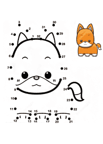 dot-to-dot easy - worksheet 97