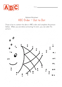 english alphabet - worksheet 46