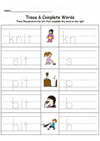 english words - worksheet 103