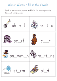 english words - worksheet 121