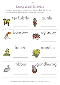 english words - worksheet 129