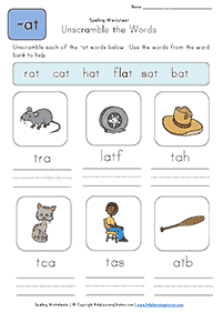english words - worksheet 130