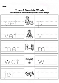 english words - worksheet 136
