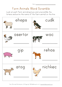 english words - worksheet 149