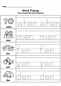 english words - worksheet 155
