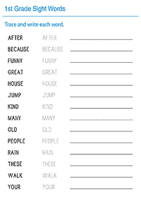 english words - worksheet 161