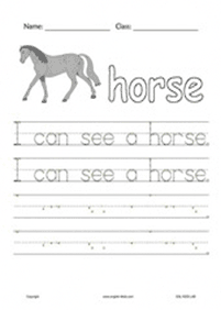 english words - worksheet 300