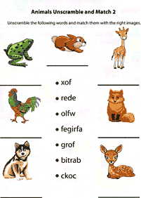english words - worksheet 303