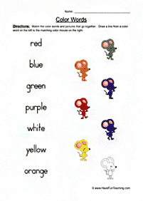 english words - worksheet 397