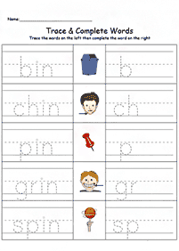 english words - worksheet 44