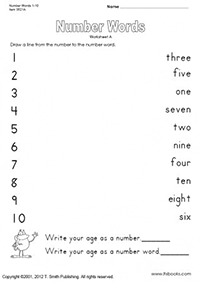 english words - worksheet 489