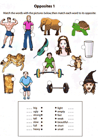 english words - worksheet 586