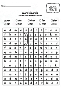 english words - worksheet 721