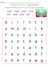 english words - worksheet 775
