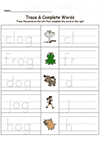 english words - worksheet 95