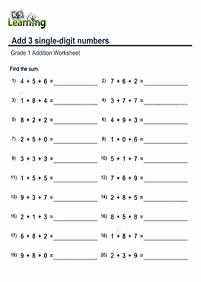 first grade worksheets - worksheet 195