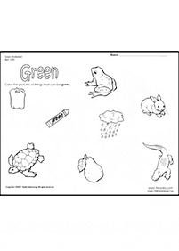 kindergarten worksheets - worksheet 107