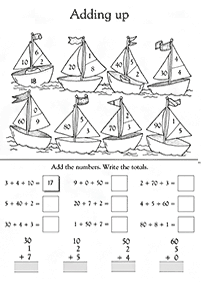 addition for kids - worksheet 12