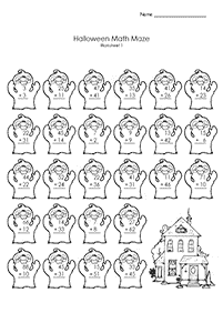 addition for kids - worksheet 123