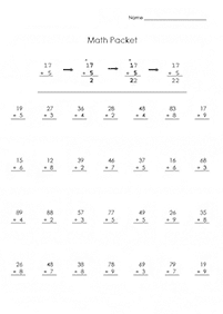 addition for kids - worksheet 131