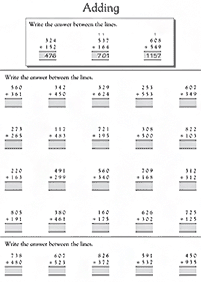 addition for kids - worksheet 146