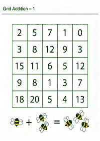 addition for kids - worksheet 15