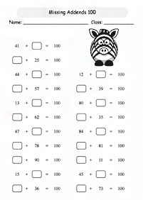 addition for kids - worksheet 21