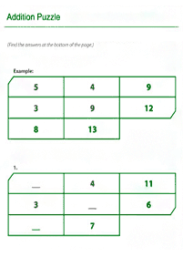 addition for kids - worksheet 23