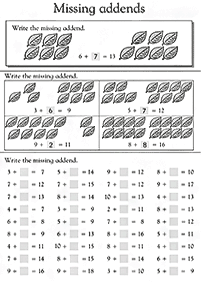 addition for kids - worksheet 24