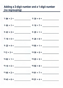 addition for kids - worksheet 31