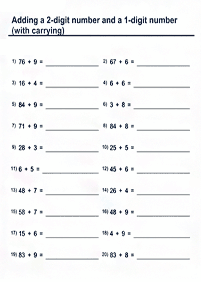 addition for kids - worksheet 40