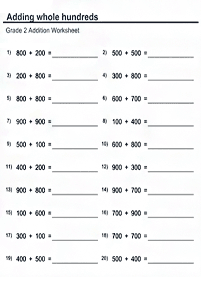 addition for kids - worksheet 47