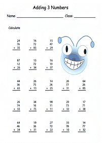 addition for kids - worksheet 50