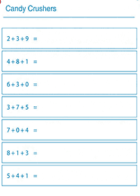 addition for kids - worksheet 61