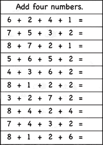 addition for kids - worksheet 66