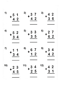 addition for kids - worksheet 79