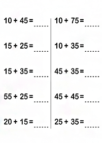 addition for kids - worksheet 81